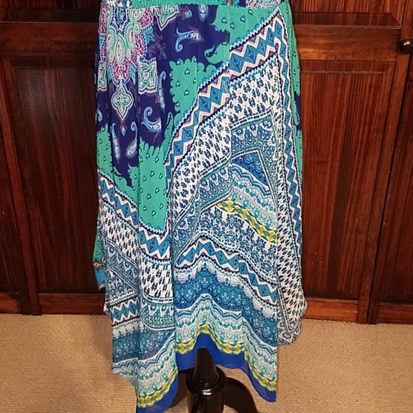 NWT Rabbit Rabbit Rabbit Sleeveless Summer Paisley Plus Size Dress - Picture 3 of 8